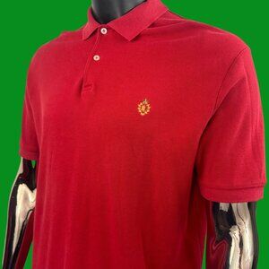 VTG Chaps Ralph Lauren Green Tag Crest Logo Polo Shirt